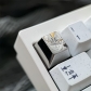 1U Titanium Alloy Artisan Keycaps Precision Pointillism for Mechanical Keyboard -Dragon Ball Vegeta / Goku